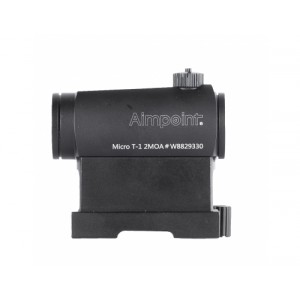 Прицел коллиматорный Micro T-1 Red Dot (Black) высокая планка [A.C.M.]